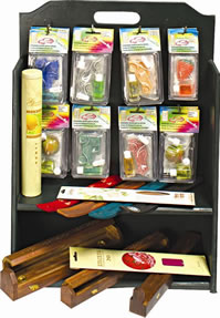 STAND WITH AROMATIC FOR THE AIRDUCT, VASES FOR STICKS AND STICKS
